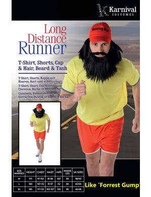 Long Distance Runner Mens Forrest Gump Costume