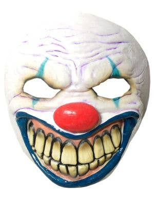 Evil Clown Rubber Latex Mask and Hands Set