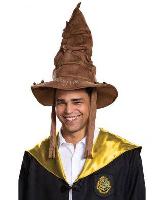 Plush Brown Adults Harry Potter Sorting Hat Costume Accessory