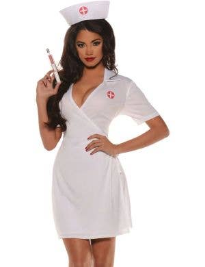 Sexy White Nurse Uniform Womens Costume
