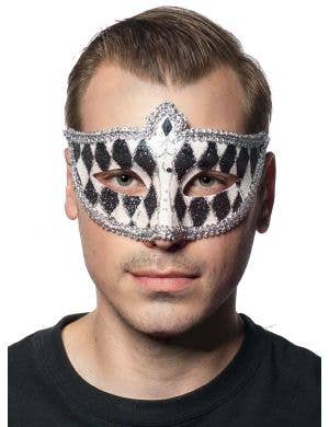 Masquerade Mask Party Zorro Cat Bandit Sequin Sequined EYE MASK Womens Mens Kids 