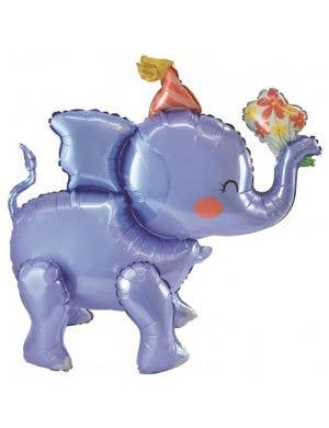 Image of Elephant Large standing Air Filled Safari Party Balloon 