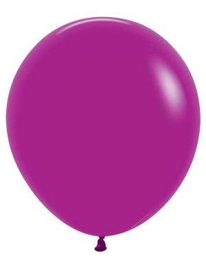 Image of Fashion Purple Orchid 6 Pack 45cm Latex Balloons 