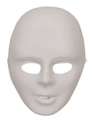 Plain White DIY Costume Mask