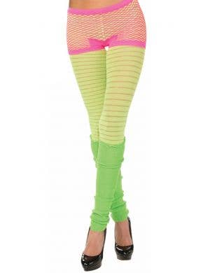 Image of Candy Club Neon Pink Fishnet Booty Shorts