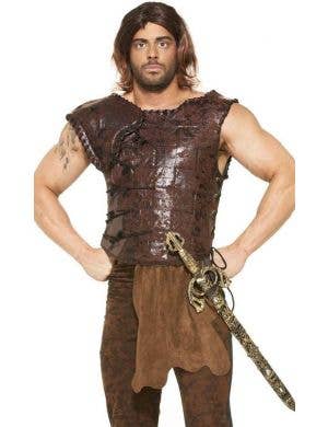 Medieval Plus Size Mens King's Armour Costume Vest