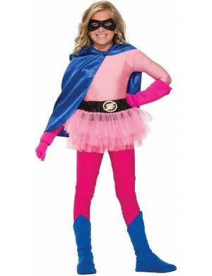 Lightning Bolt Superhero Girls Pink Costume Tutu
