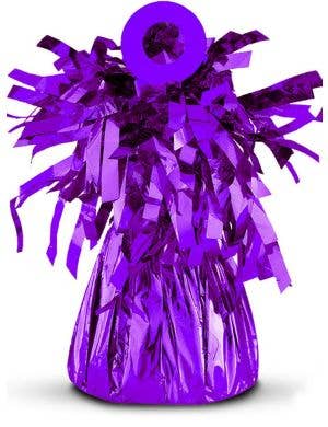 Image of Foil 170 Gram Metallic Purple Balloon Weight