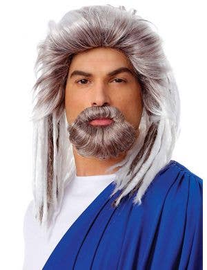 Men's Poseidon Costume Wig Main View