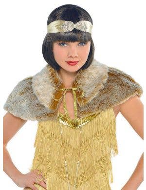 Image of Roaring 20s Furry Shawl Costume Accessory