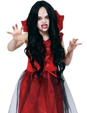 Miss Vampiress Girls Simple Halloween Costume