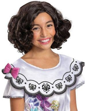 Image of Encanto Licensed Curly Mirabel Girl's Costume Wig