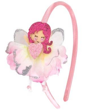 Image of Pretty Pink Flower Fairy Girl's Costume Headband - Main Image