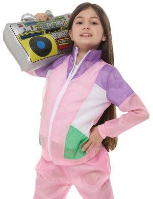 Radical Pink and Purple 1980s Shell Suit Costume