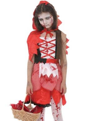 Zombie Red Riding Hood Girls Halloween Costume
