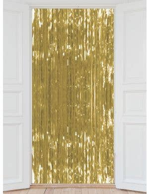 Image of Gold Foil Tassel 2m x 90cm Backdrop Decoration