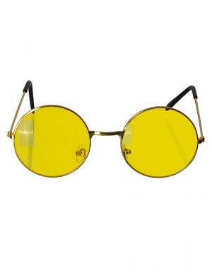 Yellow Lens Teashade Costume Glasses