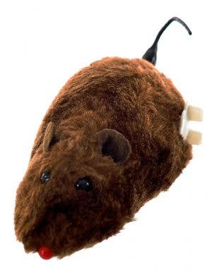 Wind Up Brown Mouse Toy Halloween Decoration