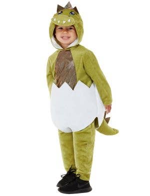 Image of Hatching Dinosaur Toddler Onesie Costume - Main Image