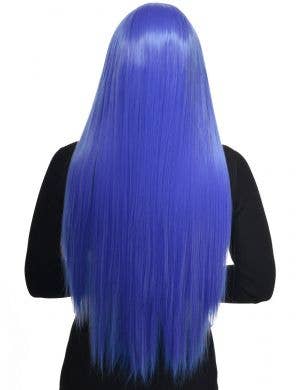 Cobalt Blue Extra Long Straight Lace Front Fashion Wig