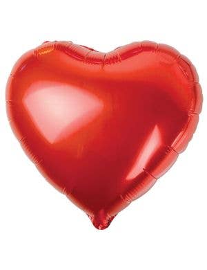 Image of Heart Shaped Red 45cm Foil Balloon