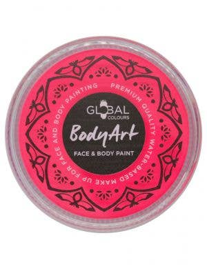 Neon Pink Water Based Face and Body Cake Makeup - Front Image