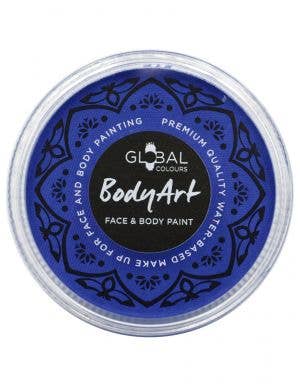 Ultra Blue Professional Quality Cake Face and Body Face Paint Makeup - Front Image