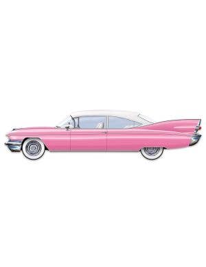 Image of 50s Pink Cruisin Car Cut Out Party Decoration