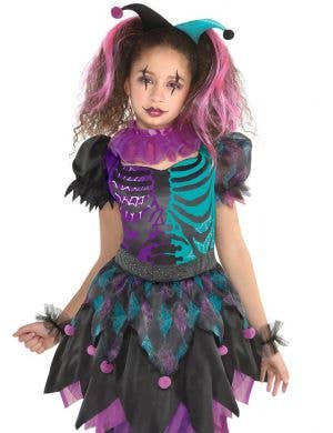 Haunted Harlequin Girls Halloween Costume