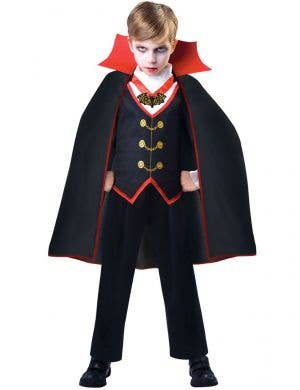 Image of Dracula Vampire Toddler Boys Halloween Costume - Main Image