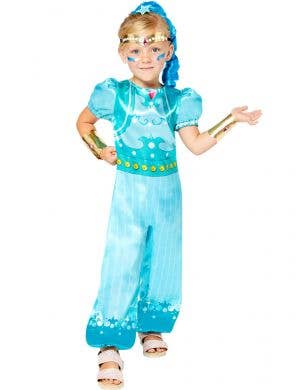 Girls Officially Licensed Blue Shimmer and Shine Costume