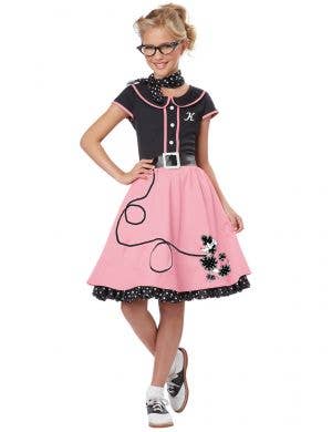 50's Sweetheart Girl's Retro Fancy Dress Costume