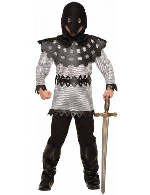 Boys Medieval Knight Halloween Fancy Dress Costume Main Image