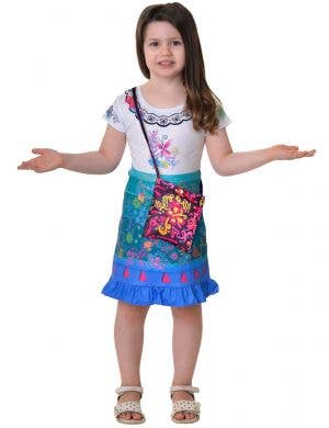 Image of Classic Mirabella Girl's Fancy Dress Costume and Bag - Front View