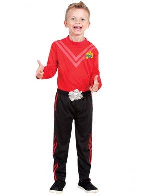 Kids Red Simon Wiggle Costume - Main Image