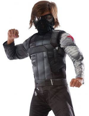 Bucky Barnes Captain America Winter Soldier Boys Costume