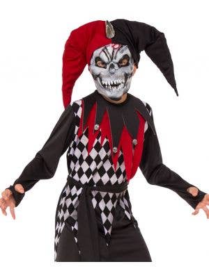 RD Boys Costume Fancy Dress Halloween Scary Demon EVIL court JESTER 630925 