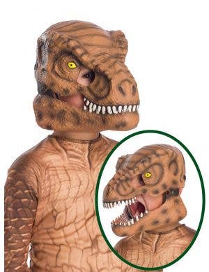 Jurassic World Kid's T-Rex Dinosaur Costume Mask with a Movable Jaw
