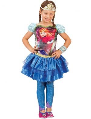 Disney Frozen Anna Girls Costume Top