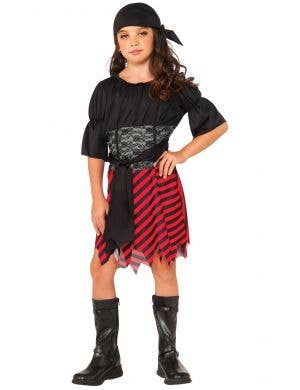 Classic Pirate Costume for Girls - Main Image