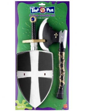 Knight Crusader Kids Axe and Shield Set