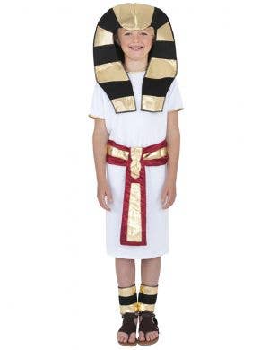 Boy's Pharaoh Egyptian King Book Week Costume Front image