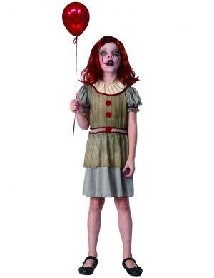 Horror Movie Clown Girls Halloween Costume