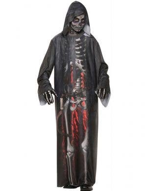 Boys Grim Reaper Photo Real Printed Halloween Costume - Main Image