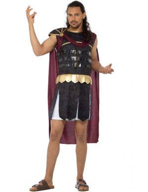 Men's Roman Gladiator Fancy Dress Costume Main Image