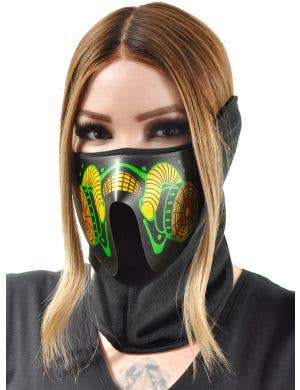 Sound Activated Biohazard Gas Mask Light Up Mask