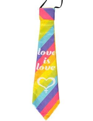 Image of Love is Love Rainbow Mardi Gras Costume Neck Tie
