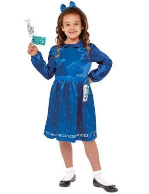 Image of Roald Dahl Girl's Matilda the Musical Book Week Costume - Front View