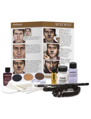 Werewolf Mehron Deluxe Character Makeup Kit