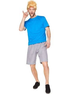 Image of Funny Beavis  Men's TV Character Costume - Front View